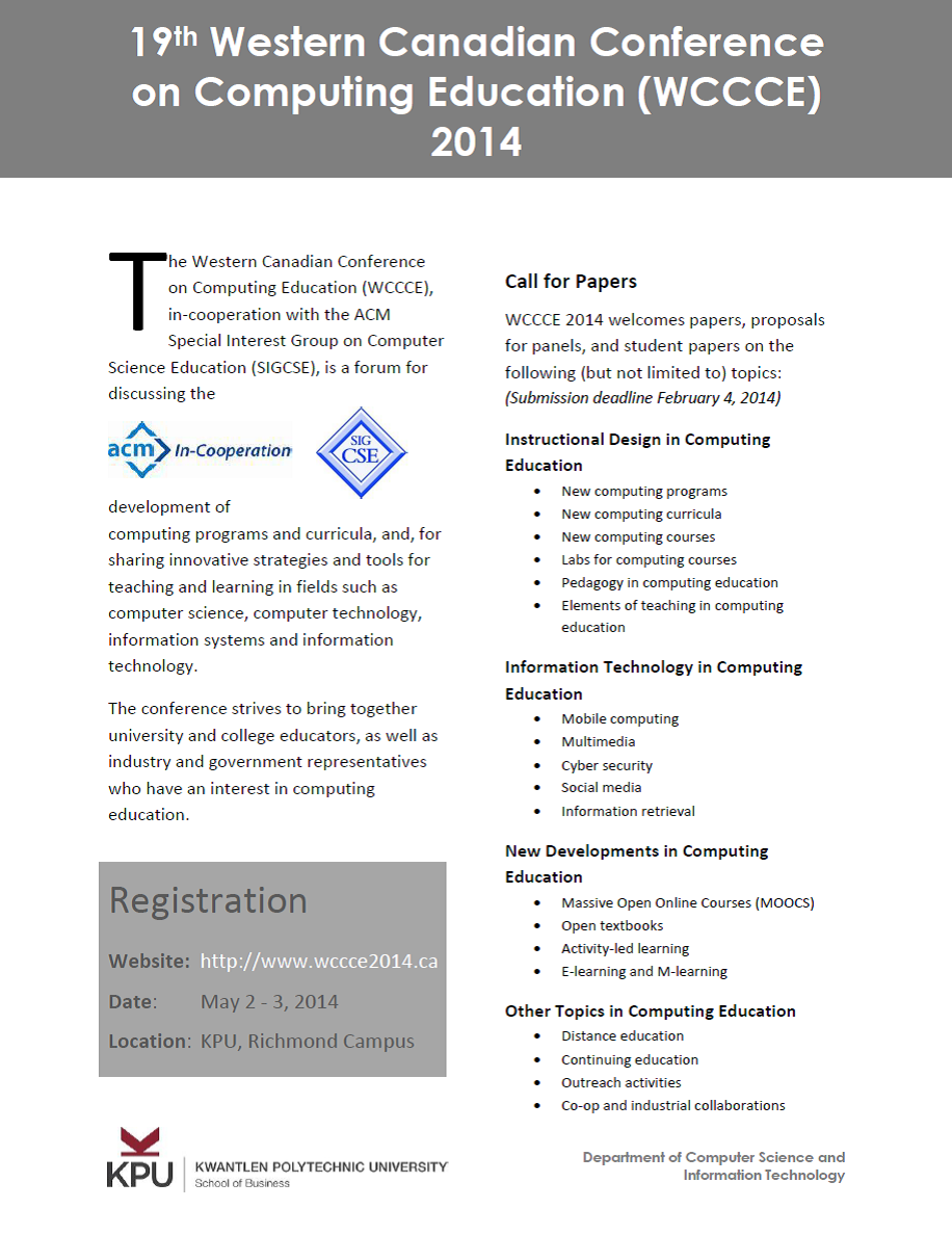 Computer Science and Information Technology | KPU.ca - Kwantlen